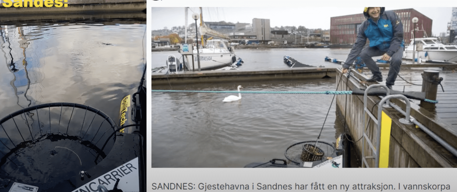 PortBin Yüzer Atık Temizleyici Çöp Kapar Sandes